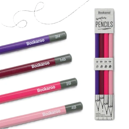 Bookaroo Ołówki - Różowe (4szt) - IF