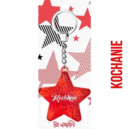 Brelok gwiazdka Kochanie - Be-Happy Gifts