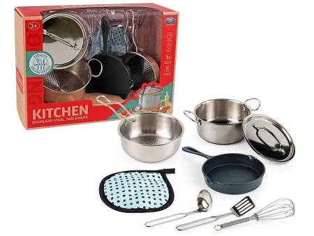 Zestaw garnków metalowych z akcesoriami - ADAR