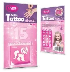 Tytoo. Szablony tatuaży - rozmażona 15szt - Dante