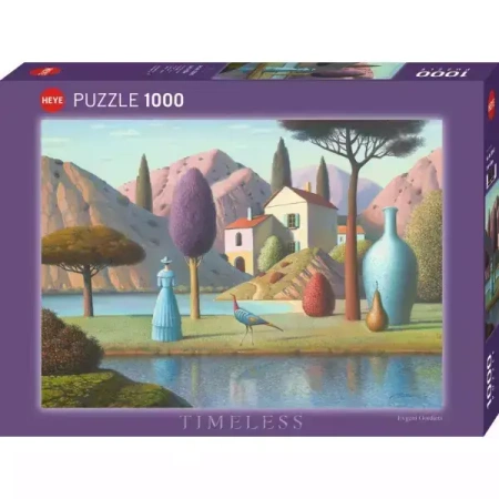 Puzzle 1000 elementów. Pani w błękicie