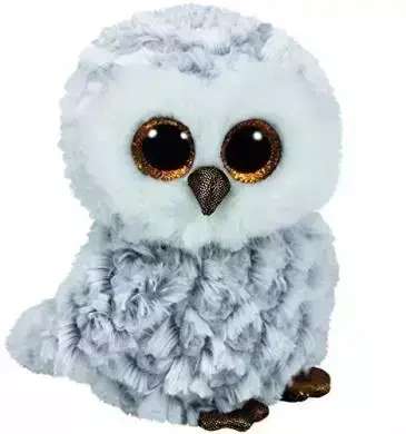 TY Beanie Boos. Biała sowa Owlette, 15 cm