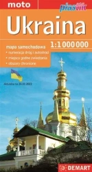Mapa samochodowa Ukraina 1:1 000 000 - praca zbiorowa