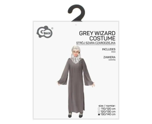 Strój dla dzieci Szara Czarodziejka 130/140 cm - Godan