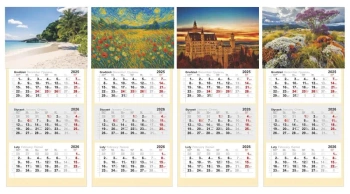 Kalendarz 2026 trójdzielny mix - Panta Plast