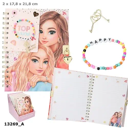 Pamiętnik na kłódkę z bransoletką Top Model 13269A - DEPESCHE