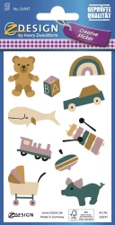 Naklejki papierowe - zabawki - Zdesign