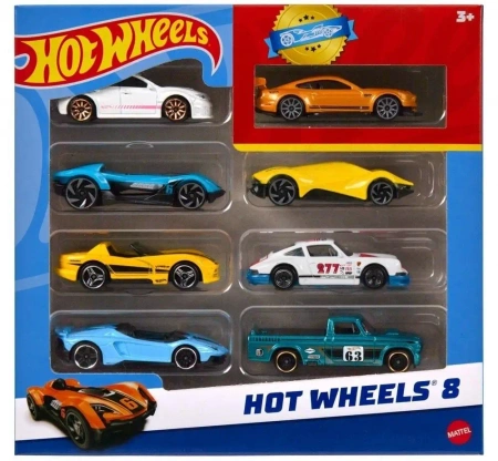 Hot Wheels Samochodziki 8-pak mix - Mattel