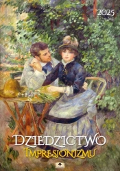 Kalendarz 2025 Dziedzictwo Impresjonizmu ścienny A2 V.1 - Pan Kalendarzyk