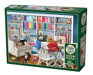 Puzzle 1000 Miejsce do szycia 113605 - Cobble Hill