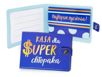 Portfelik Kasa dla super chłopaka - Kukartka