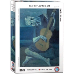 Puzzle 1000 elementów. Starzec grający na gitarze, Pablo Picasso