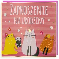 Zaproszenie Urodziny 5szt - Kukartka