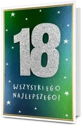 Karnet B6 Urodziny 18 - Pan Dragon