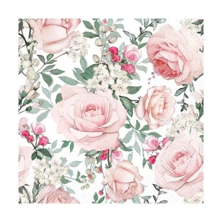 Serwetki papierowe, Gorgeous Roses (20 sztuk)