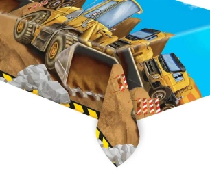 Obrus plastikowy Construction 120x180cm - Godan