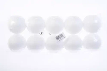 Styropianowe ozdoby choinkowe, bombki (10 sztuk)