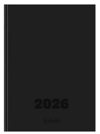Kalendarz 2026 A5 dzienny Szefa DTP czarny HERLITZ