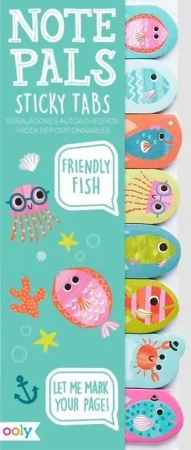 Karteczki Samoprzylepne Kolorowe Rybki - ooly