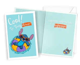 Karnet Urodziny Stitch - Kukartka