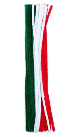 Druciki kreatywne 30cm mix kolorów 25szt - Dalprint dpCraft