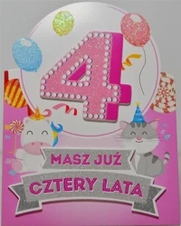 Karnet Urodziny 4 - YEKU