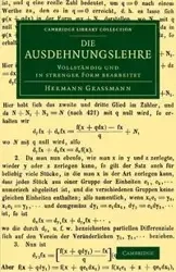 Die Ausdehnungslehre - Grassmann Hermann