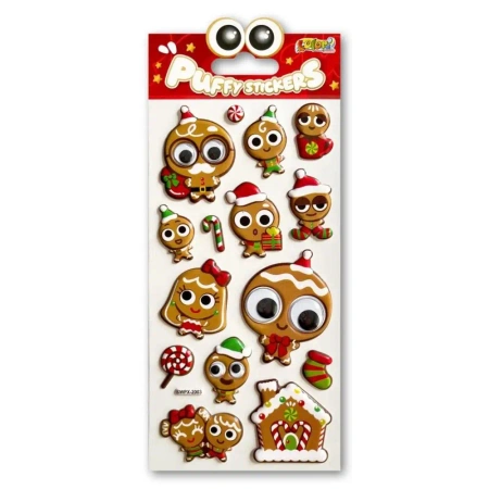 Naklejki puffy Christmas Gingerbread - Penmate