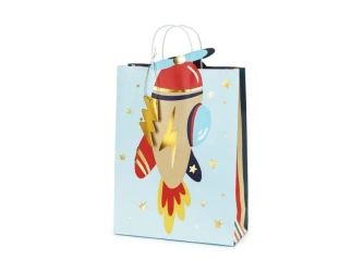 Torebka prezentowa Samolot 10x24x35.5cm - PartyDeco
