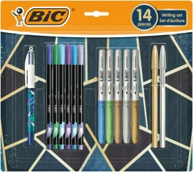 Zestaw piśmienniczy BIC Kids Metallic 14 elementów blister