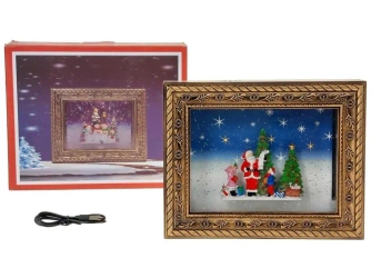 Obrazek świąteczny ze światłem - ADAR