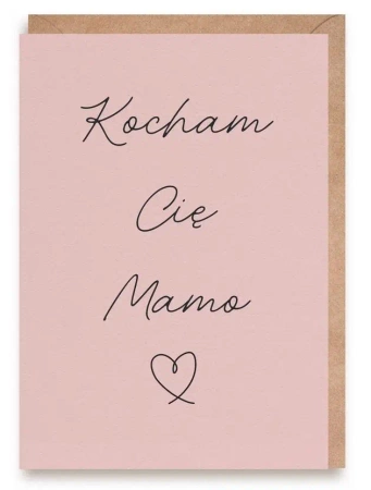 Kartka okolicznościowa Dzień Mamy, eko K170 - Cardie