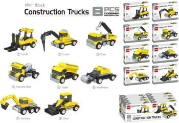 Klocki pojazdy MIX - Merkpol