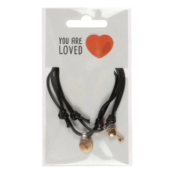 Komplet bransoletek - klucz do serca 2szt - Arpex