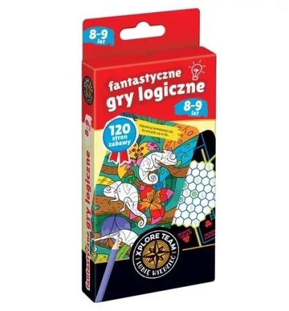 Xplore Team Fantastyczne gry logiczne 8-9 lat - opracowanie zbiorowe