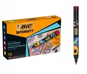 Markery akrylowe Intensity Classic Paint mix 12szt - BIC
