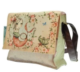 Mirabelle - Torba na ramię (z połyskiem) - Mergirl - Santoro