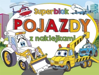 Superblok z naklejkami Pojazdy - praca zbiorowa
