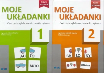 Moje układanki Ćwiczenia sylabowe do nauki czytania 1+2 WIR - Agnieszka Fabisiak- Majcher, Elżbieta Ławczys