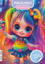 Pokoloruj dzień modelki Mili - praca zbiorowa