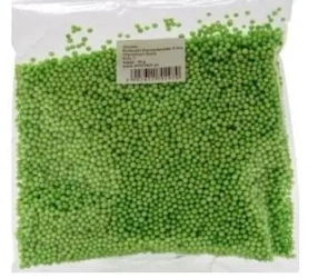 Styropianowe kulki 4mm zielone 10g - Brewis