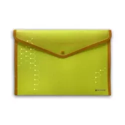 Koperta na zatrzask A4 LUX żółta - Penmate