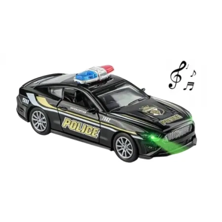 Policja ze światłem i dźwiękiem metalowa - Trifox