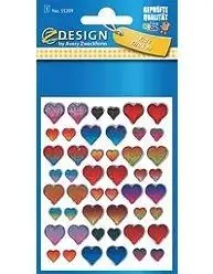 Naklejki folia 3D - Serca - Zdesign