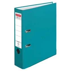 Segregator A4 8cm PP turkusowy karaibski Q file - HERLITZ