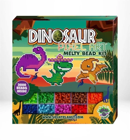 Zestaw koralików do prasowania Dinozaury - Splat Planet