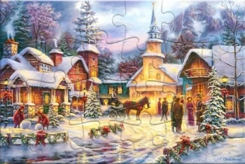 Puzzlowa kartka pocztowa Faith Runs Deep - Castorland