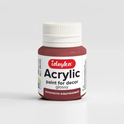 Farba akrylowa Złoty kasztan 20ml - Ideyka