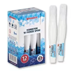 Korektor w piórze 5ml (12szt) - Penmate