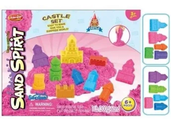 Magiczny piasek z foremkami zamki - Merkpol